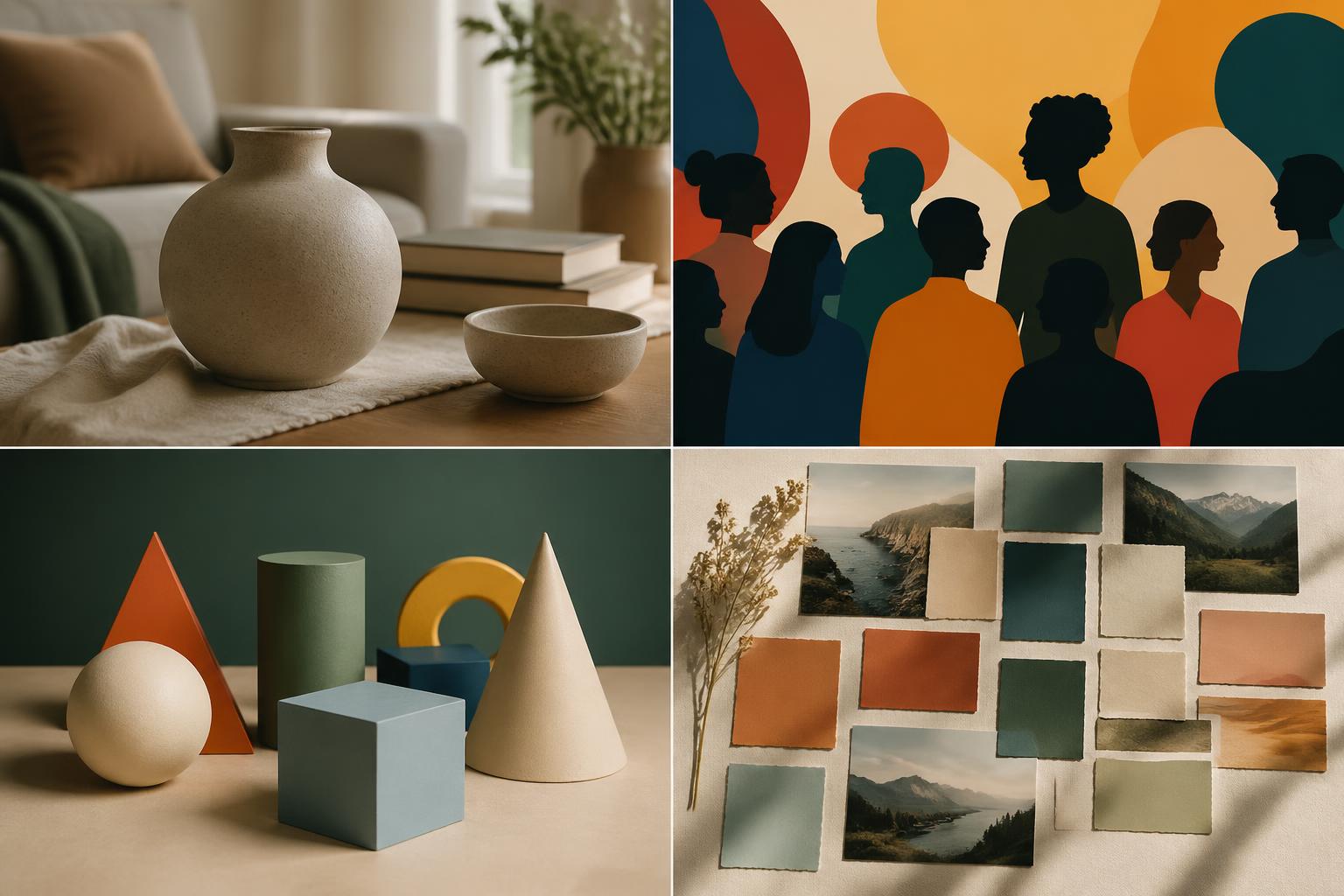 collage of practical image generation use cases without labels